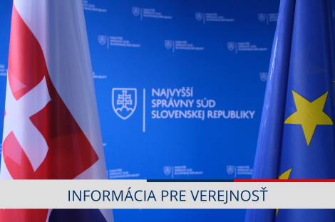 Vitajte na novom webovom sídle Najvyššieho správneho súdu Slovenskej republiky