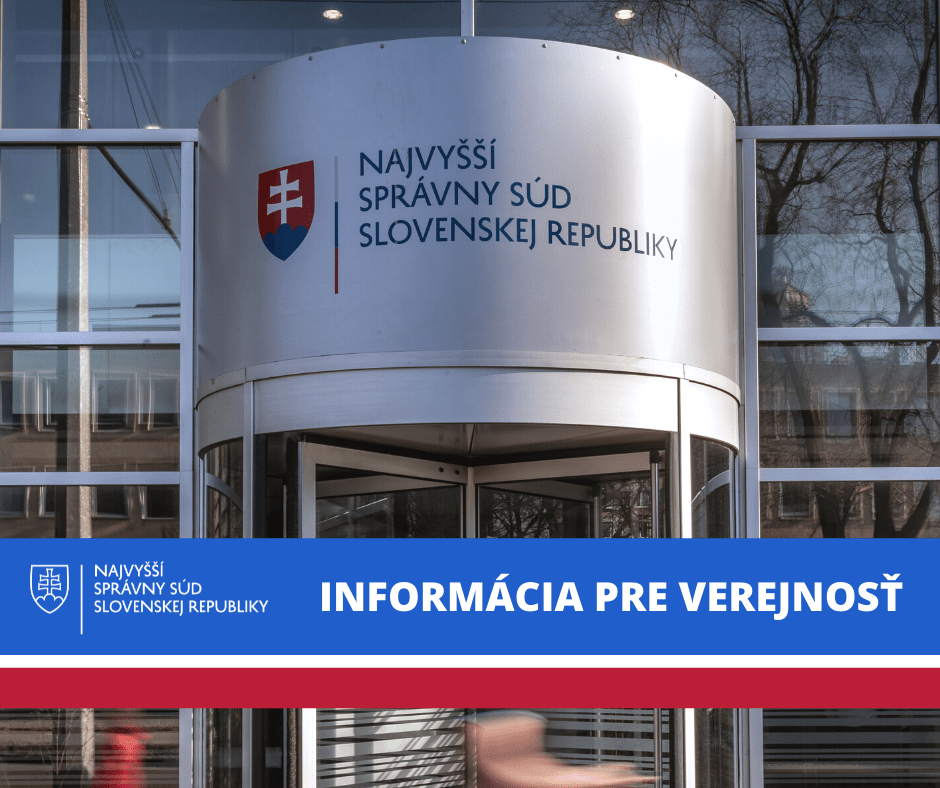 Najvyšší správny súd Slovenskej republiky nemá právomoc rozhodovať o ústavnosti a zákonnosti volieb do Národnej rady Slovenskej republiky
